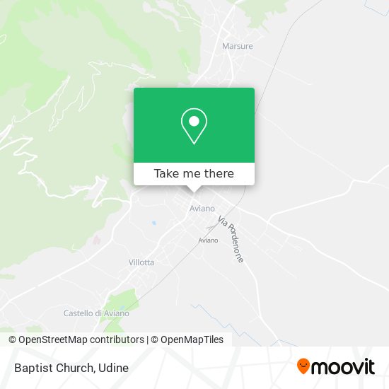 Baptist Church map