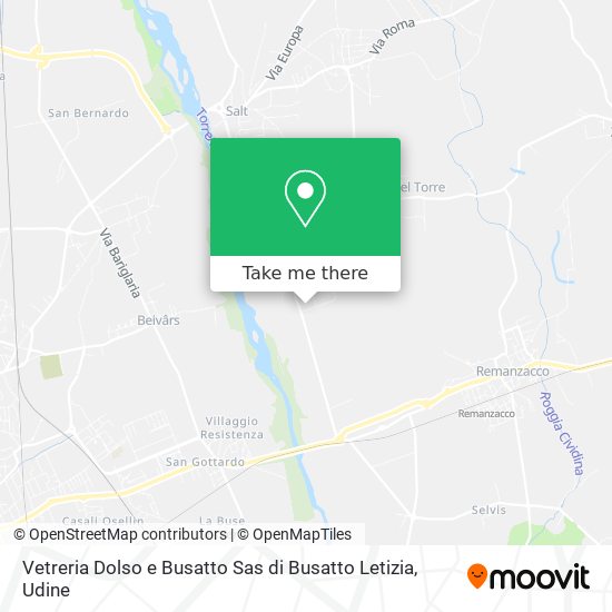 Vetreria Dolso e Busatto Sas di Busatto Letizia map