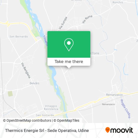 Thermics Energie Srl - Sede Operativa map