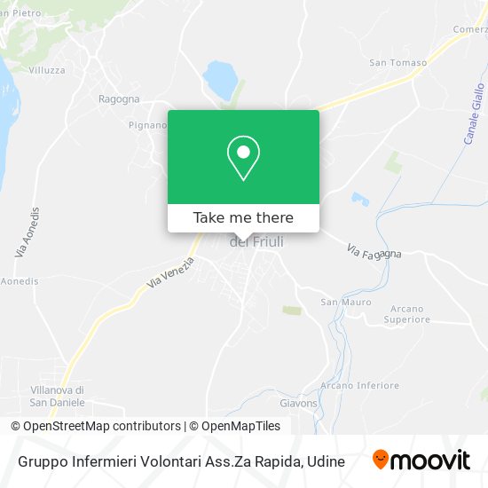 Gruppo Infermieri Volontari Ass.Za Rapida map