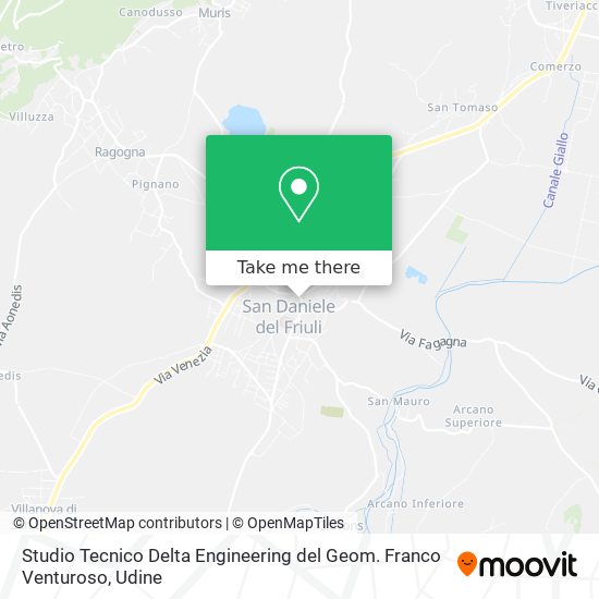 Studio Tecnico Delta Engineering del Geom. Franco Venturoso map