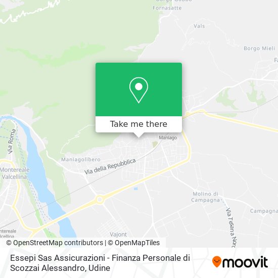 Essepi Sas Assicurazioni - Finanza Personale di Scozzai Alessandro map