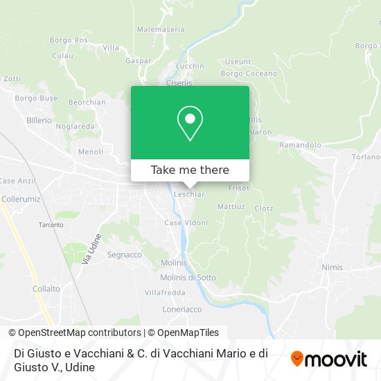 Di Giusto e Vacchiani & C. di Vacchiani Mario e di Giusto V. map