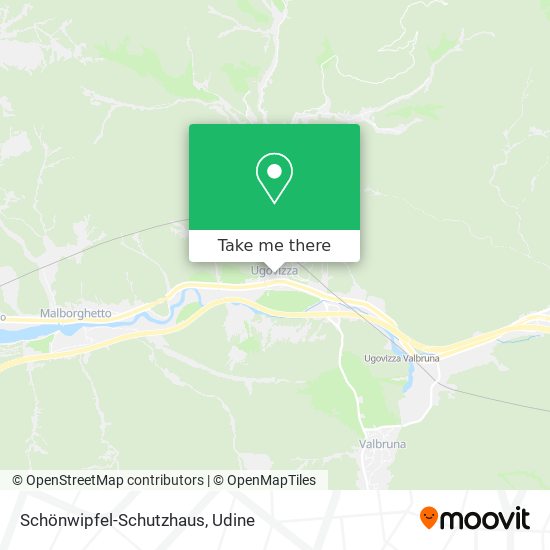 Schönwipfel-Schutzhaus map