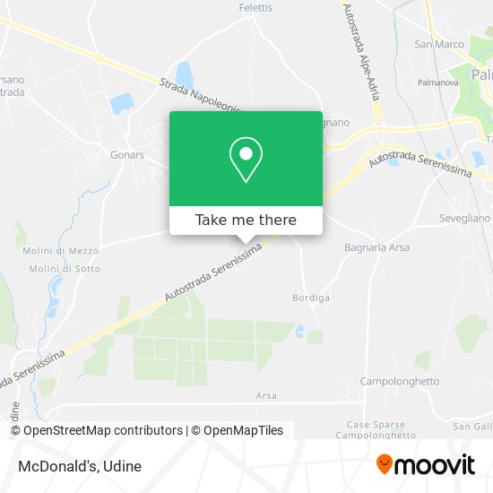 McDonald's map