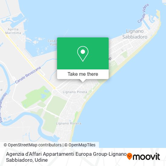 Agenzia d'Affari Appartamenti Europa Group-Lignano Sabbiadoro map