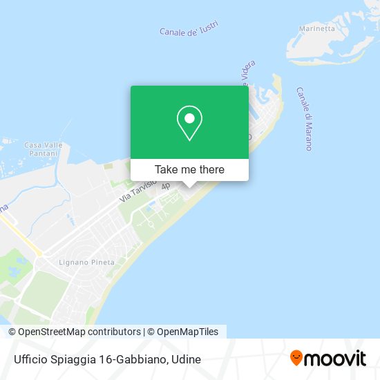 Ufficio Spiaggia 16-Gabbiano map