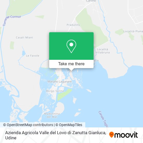 Azienda Agricola Valle del Lovo di Zanutta Gianluca map
