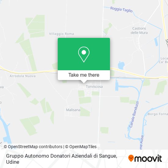 Gruppo Autonomo Donatori Aziendali di Sangue map