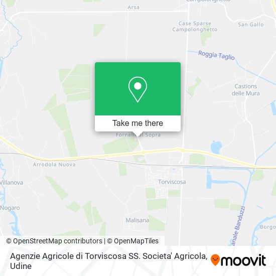 Agenzie Agricole di Torviscosa SS. Societa' Agricola map