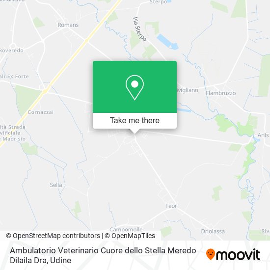 Ambulatorio Veterinario Cuore dello Stella Meredo Dilaila Dra map
