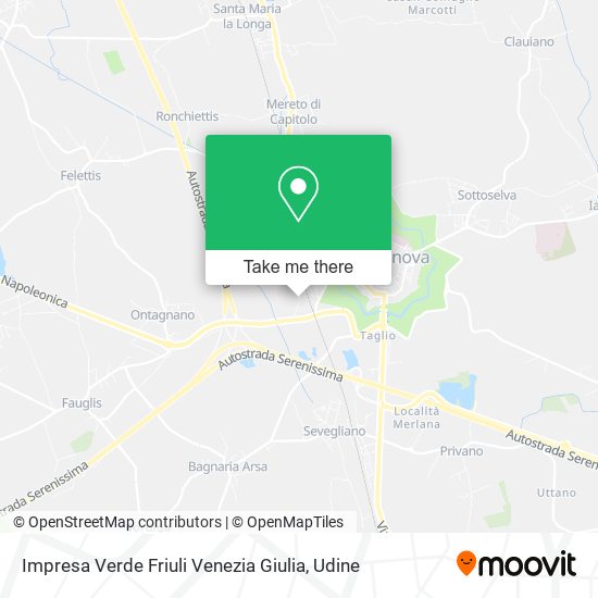 Impresa Verde Friuli Venezia Giulia map