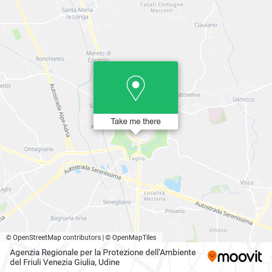 Agenzia Regionale per la Protezione dell'Ambiente del Friuli Venezia Giulia map