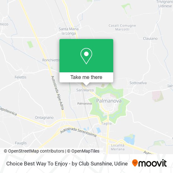 Choice Best Way To Enjoy - by Club Sunshine map