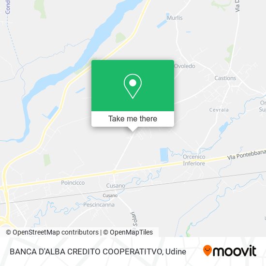 BANCA D'ALBA CREDITO COOPERATITVO map