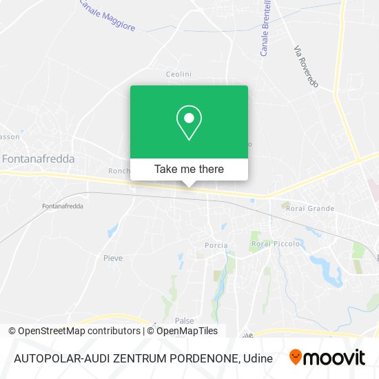 AUTOPOLAR-AUDI ZENTRUM PORDENONE map