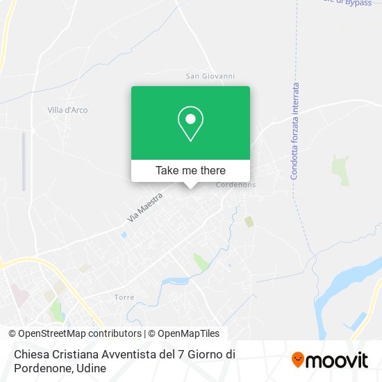 Chiesa Cristiana Avventista del 7 Giorno di Pordenone map