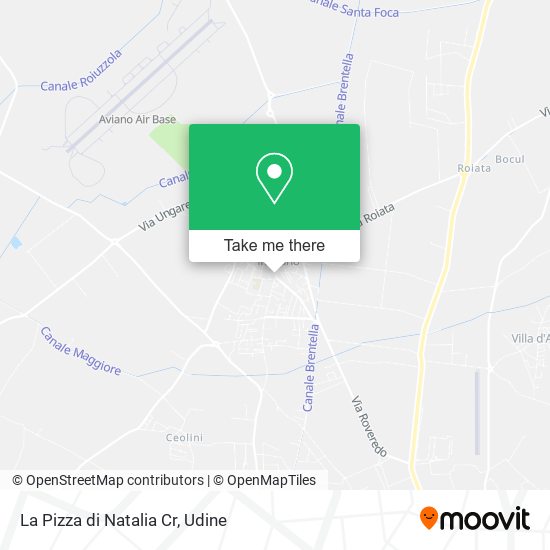 La Pizza di Natalia Cr map