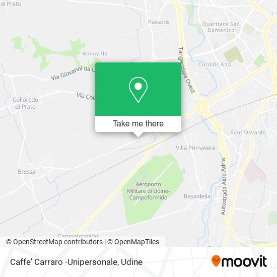 Caffe' Carraro -Unipersonale map