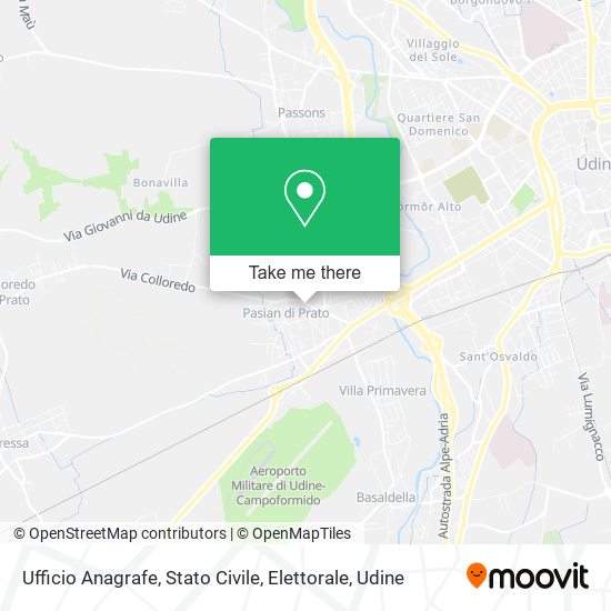 Ufficio Anagrafe, Stato Civile, Elettorale map