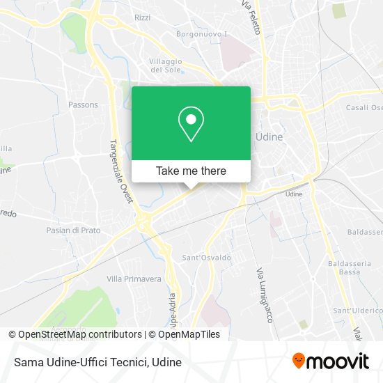 Sama Udine-Uffici Tecnici map