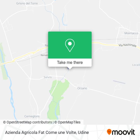 Azienda Agricola Fat Come une Volte map