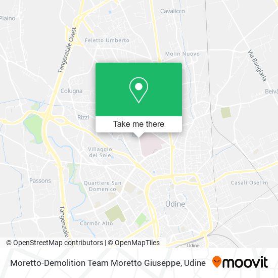 Moretto-Demolition Team Moretto Giuseppe map