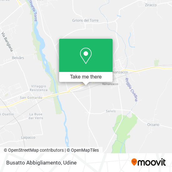 Busatto Abbigliamento map