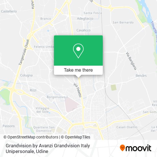 Grandvision by Avanzi Grandvision Italy Unipersonale map