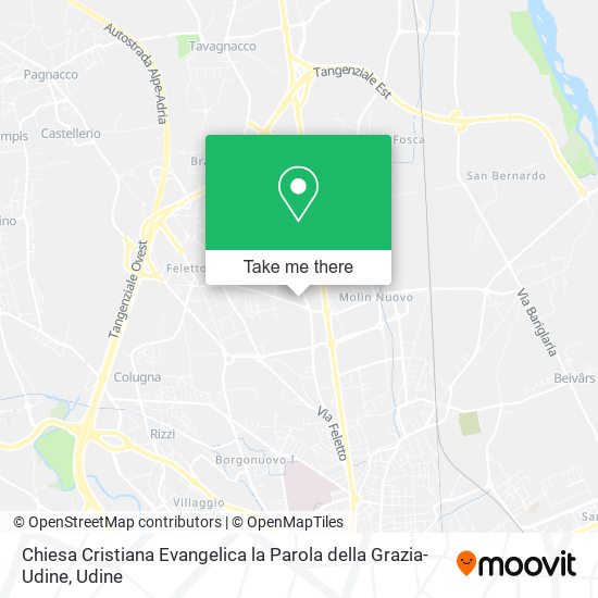 Chiesa Cristiana Evangelica la Parola della Grazia-Udine map