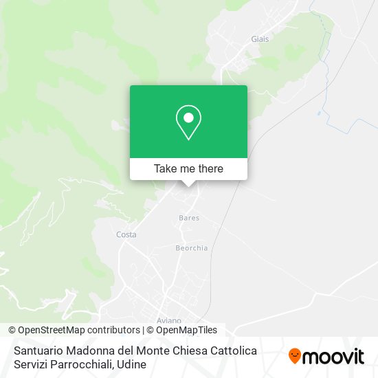 Santuario Madonna del Monte Chiesa Cattolica Servizi Parrocchiali map