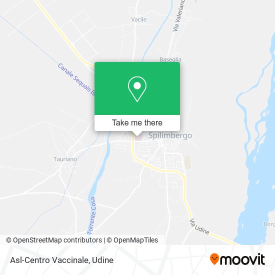 Asl-Centro Vaccinale map