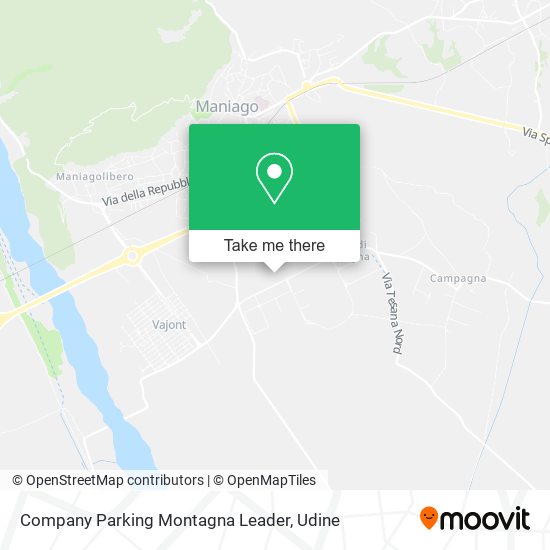 Company Parking Montagna Leader map