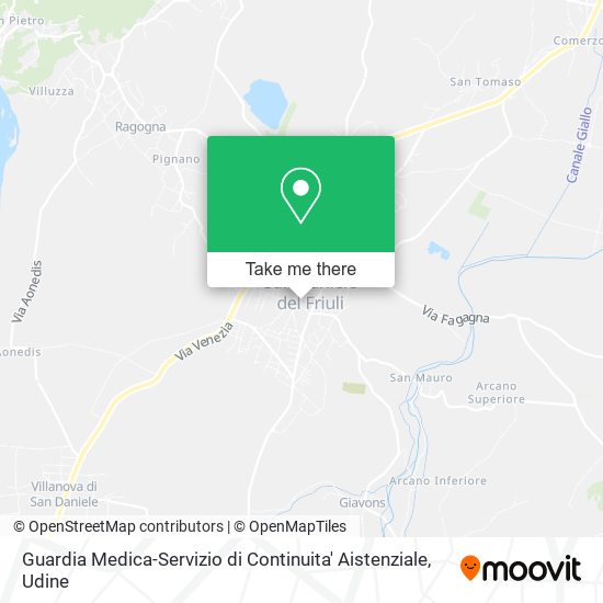 Guardia Medica-Servizio di Continuita' Aistenziale map