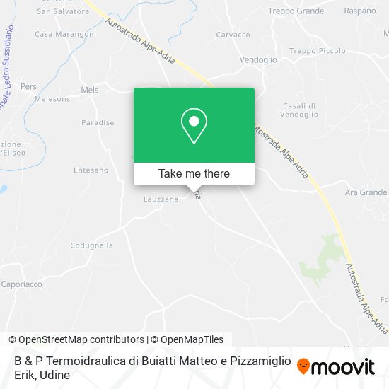 B & P Termoidraulica di Buiatti Matteo e Pizzamiglio Erik map