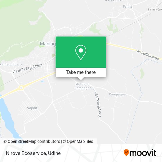 Nirove Ecoservice map