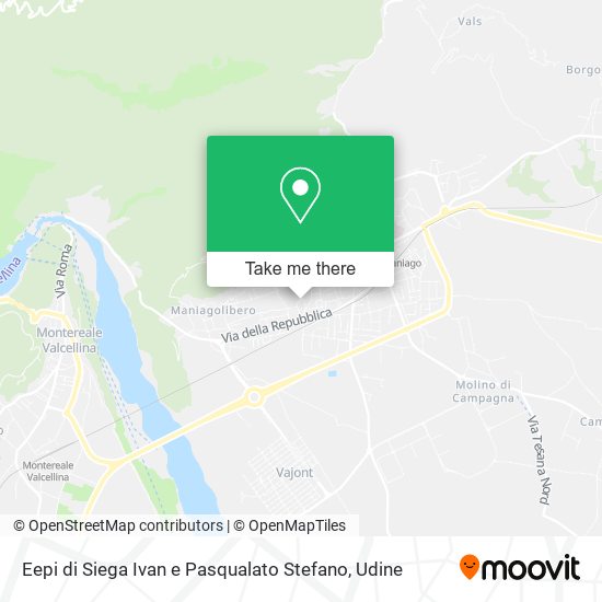 Eepi di Siega Ivan e Pasqualato Stefano map