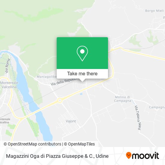 Magazzini Oga di Piazza Giuseppe & C. map