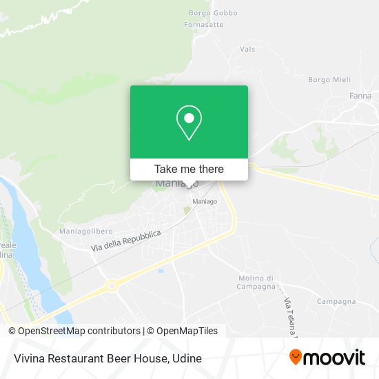 Vivina Restaurant Beer House map