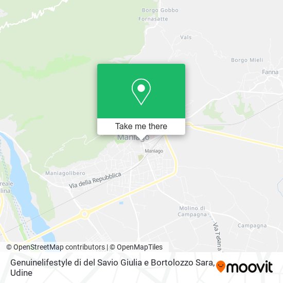 Genuinelifestyle di del Savio Giulia e Bortolozzo Sara map