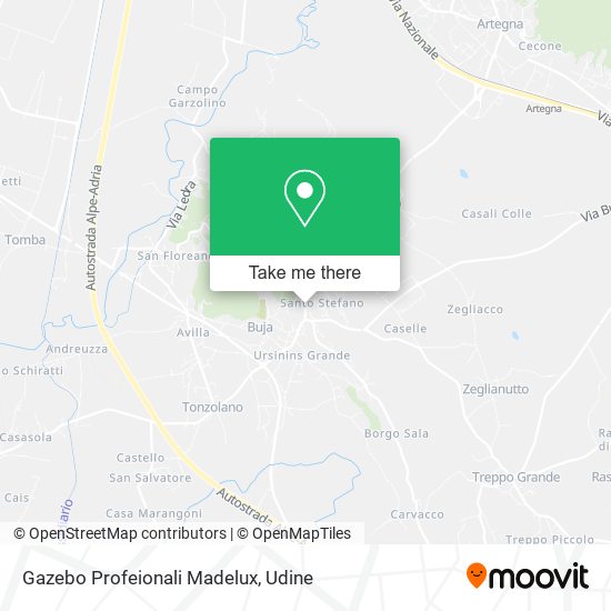 Gazebo Profeionali Madelux map