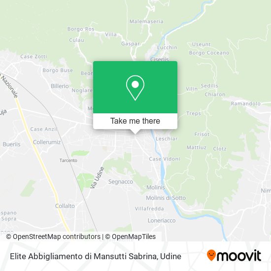 Elite Abbigliamento di Mansutti Sabrina map