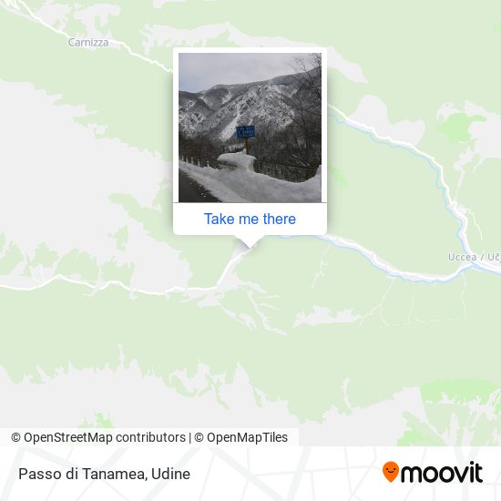 Passo di Tanamea map