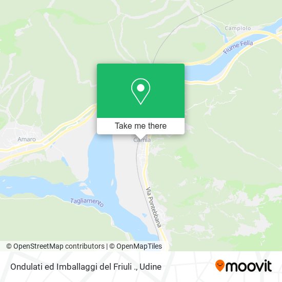 Ondulati ed Imballaggi del Friuli . map