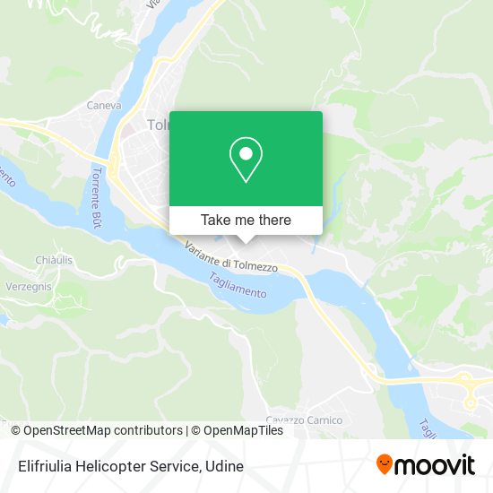 Elifriulia Helicopter Service map