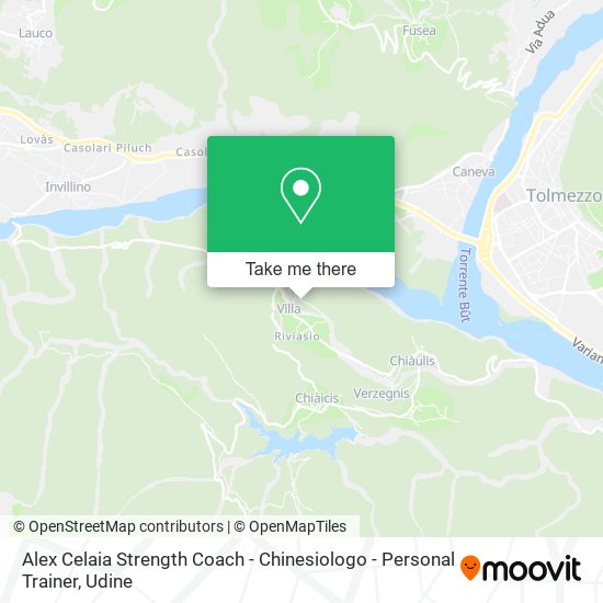 Alex Celaia Strength Coach - Chinesiologo - Personal Trainer map