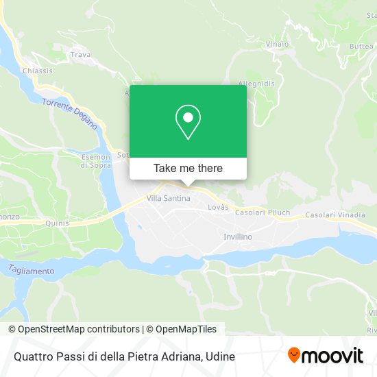 Quattro Passi di della Pietra Adriana map