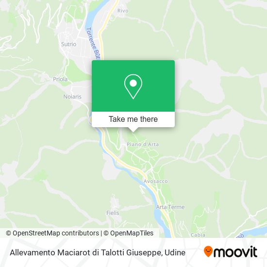 Allevamento Maciarot di Talotti Giuseppe map