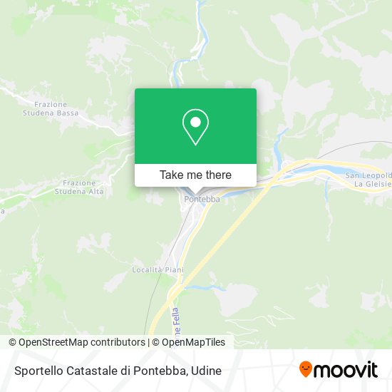 Sportello Catastale di Pontebba map