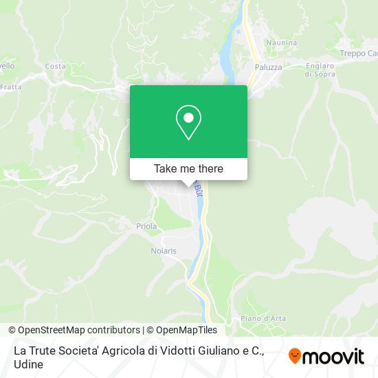 La Trute Societa' Agricola di Vidotti Giuliano e C. map